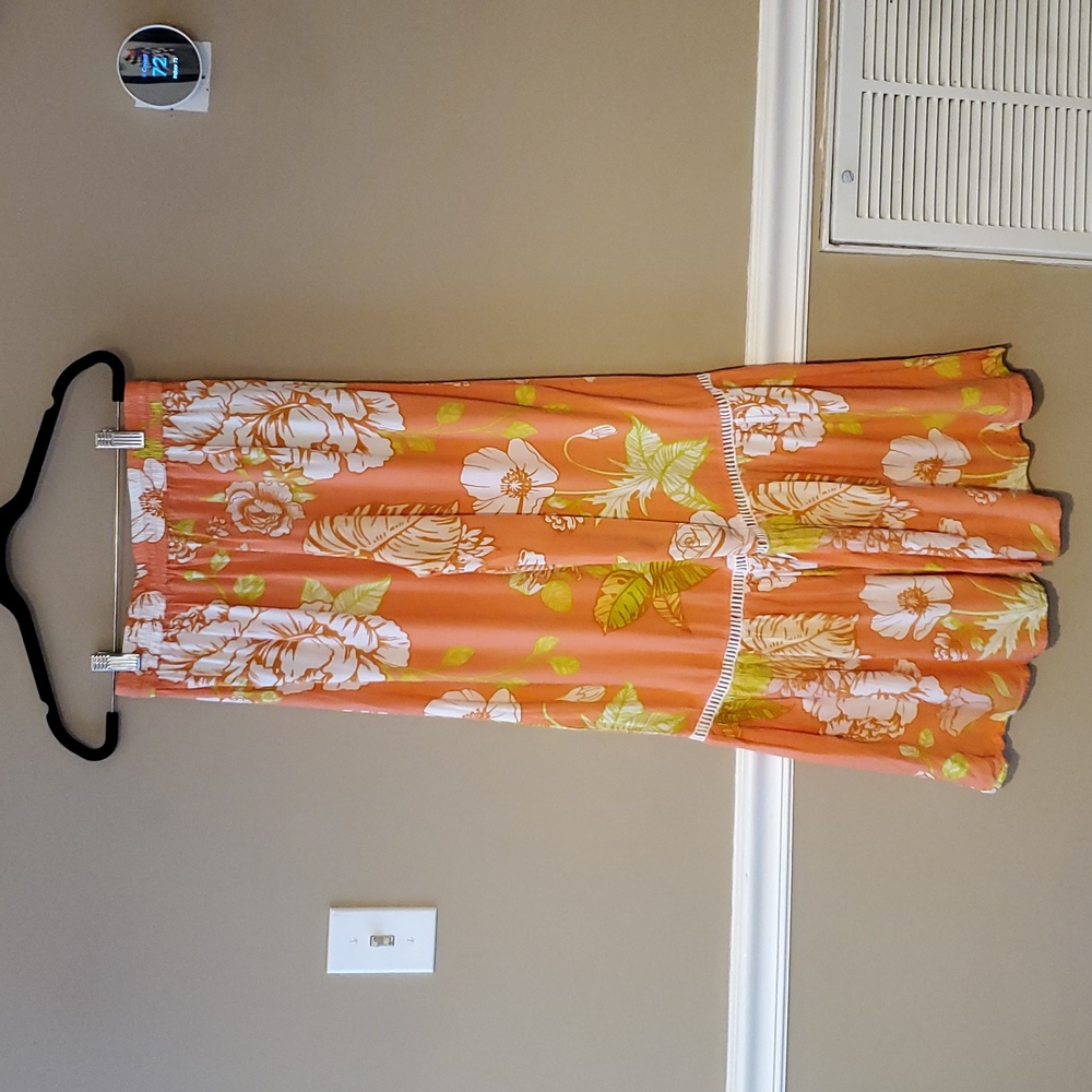 True Destinations Resort Wear Flare Pants Beach Wear In Floral Size S - Picture 2 of 8
